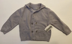 Wendy Bellissimo Kleinkind Junge Pullover grau Strickjacke Knopf Größe 24 Monate NEU - Bild 1 von 4