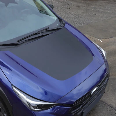 Cubierta de vinilo calcomanía panel central capó negro mate para Subaru Crosstrek 2024-up Foto 1 de 4