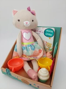 B.toys Kuscheltier Katze Ballerina – Cali Cat Plüschtier mit Kleid,Tütü,Schleife