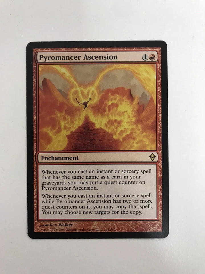 Pyromancer Ascension MTG Magic the Gathering Card LP Lightly Played Zendikar - Image 1 of 1