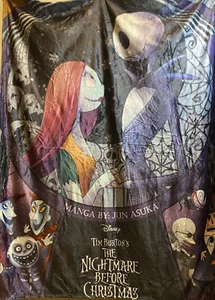 Nightmare Before Christmas Jack Sally Silk Touch Throw Blanket 40x50” New - Picture 1 of 7