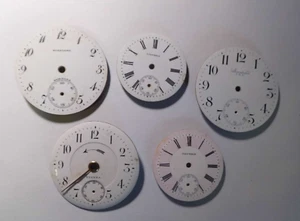 5 Vintage Pocket Watch Dials Lot 237 - Picture 1 of 7