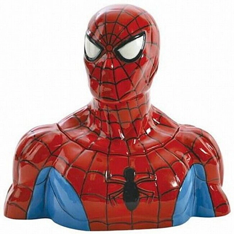 Marvel Comics The Amazing Spider-Man Figura Tarro de Galletas de Cerámica NUEVO SIN USAR Foto 1 de 1