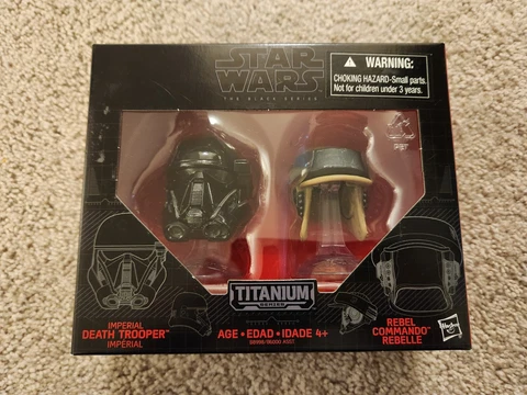 Star Wars Helmets 06 Death Trooper & Rebel Commando The Black Series Titanium Cover