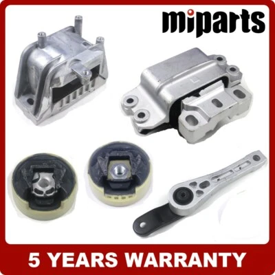 Juego de montaje de motor y transmisión 5 piezas apto para VW Jetta L5-2,5L 2005-2018 manual/automático Foto 1 de 4