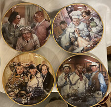 93-94 Franklin Mint Heirloom The Three Stooges Collectors Plates-Set Of 4