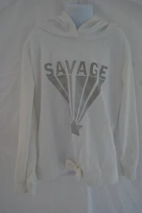 Kids Hoodie Size 10 by between White and gray in color - Picture 1 of 12