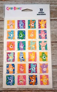 Care Bears Stickers 72 Stickers Acid Lignin Free Year 2003 Tender Heart Rainbow - Picture 1 of 2