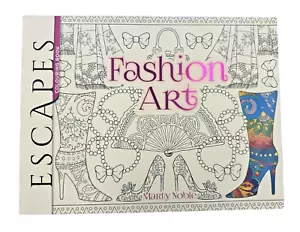 Escapes - Adult Colouring Books by Marty Noble - Fashion Art - Bild 1 von 2