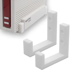 2x Wandhalterung FRITZ!Box 6690 / 6590 / 6591 AVM Fritzbox Halter Wandhaken Set - Afbeelding 1 van 5