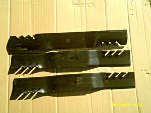 Genuine Oregon Gator Blades Set of 3 Replaces John Deere TCU34281 /TCU35394 NOTE - Picture 1 of 1