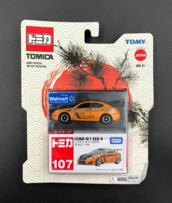 Coche diecast Takara TOMY #107 Lexus IS F CCS-R exclusivo de Walmart escala 1/66 - NUEVO Foto 1 de 4