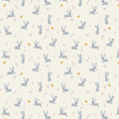 Papel Rifle NUEVO Lanzamiento Colección "Pascua" "Conejitos" en Algodón Crema Foto 1 de 4