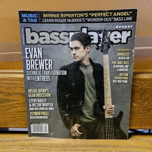 EVAN BREWER March 2018 Teymur Phell BASS PLAYER GUITAR MAGAZINE *NO LABEL* - Bild 1 von 5