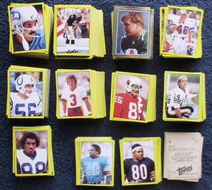 1300+ Topps Football Sticker 1982 Joe Montana WALTER PAYTON Dan Fouts Foil/Reg - Bild 1 von 2