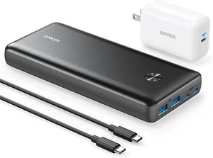 Anker Power Bank, PowerCore III Elite 25600 PD 87W with 65W PD Charger, USB C - Picture 1 of 6