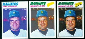 Juego de 10 cartas 1977 Topps Bob Stinson prueba progresiva MT #138 LOA - Imagen 1 de 6