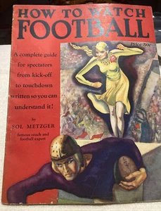 CÓMO VER FÚTBOL 1931 LIBRO 66 PÁGINAS DE SOL METZGER - Imagen 1 de 11