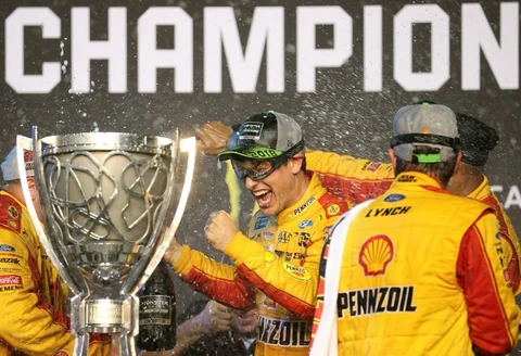 Joey Logano #22 Shell Penzoil NASCAR 2018 Champion 13x19 Gloss Photo Print 3J28 Cover