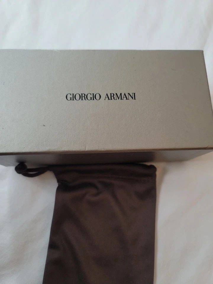 Giorgio Armani Case &certificate Eye/sunglasses. Soft Protective Pouch and BOX.  - Image 1 of 4