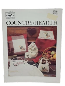 Jean Farish modello punto croce 12 Country Hearth Natale oca vintage 1983 - Foto 1 di 3