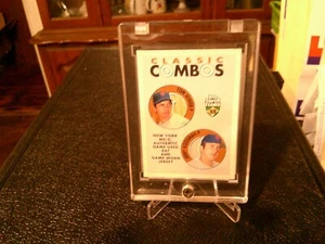 RARE !! Topps Super Teams 69 Mets SEAVER & KOOSMAN Classic Combos Relics - Picture 1 of 2