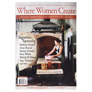 Where Women Create magazine (May-Jul 2015) Spaces by Beckah Krahula Betz White - Picture 1 of 1
