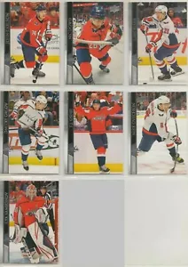 WASHINGTON CAPITALS ~ 2020-21 Upper Deck Series 1 Team Set ~ 7 Hockey Cards NHL - Picture 1 of 2