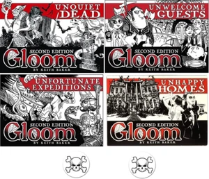 Gloom Bundle di tutte e 4 le espansioni per la seconda edizione del gioco di carte più un - Foto 1 di 1