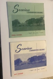 Seaview country club Atlantic City NJ Pines Course & Bay Course score card - Picture 1 of 7