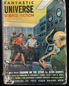 Fantastic Universe V2 #4 Nov 1954 Sci-Fi Digest Sheckley Schomburg Cover GD/VG - Bild 1 von 2