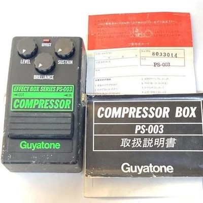 Pedal de efectos para guitarra compresor Guyatone PS-003 con caja y manual de Japón Vin Foto 1 de 4