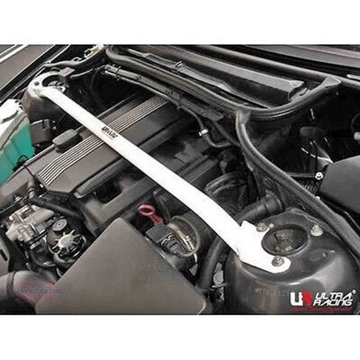 BMW E36 M3 3.0 325 328 1992-1999 2WD ULTRA RACING 2 PUNKTE FRONTSTREBE TOWER BAR - Bild 1 von 4