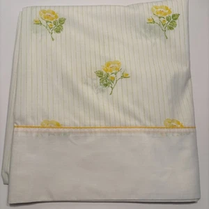 Springmaid Roger Baugh Colección Vintage Doble Tapa Hoja Plana Sociedad Rosa Retro - Imagen 1 de 5