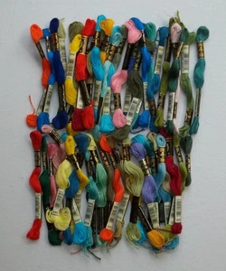 DMC embroidery floss lot of 50 new full skeins some partial - lot 1 - Picture 1 of 1