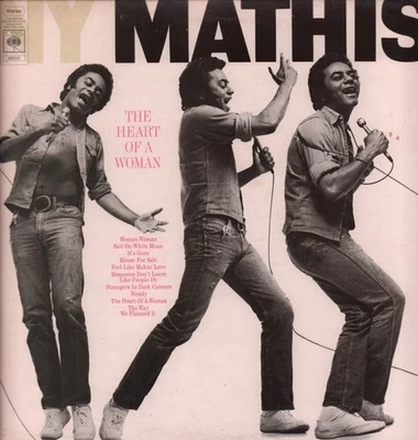 Johnny Mathis Heart of A Woman LP vinyl UK Cbs 1974 orange label design CBS80533 - Photo 1/3