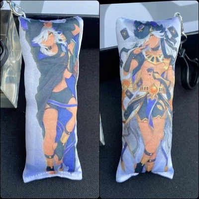 Handmade Anime Cyno Genshin Impact Dakimakura Body Pillow Plush Keychain New - Image 1 of 4