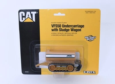 Ertl CAT VFS50 Undercarriage with Sludge Wagon  Farm Toy Implement - Image 1 of 2