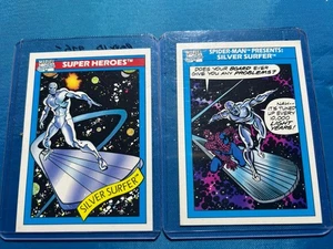 Marvel Comics Cards ( 2 ) Silver Surfer. 1990 - Picture 1 of 3