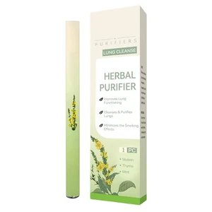 Herbaair Mullein Purificatore Polmone Supporto Respirazione Pulizia Polmoni Inalatore Naturale - Foto 1 di 12