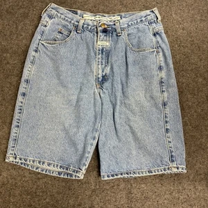 VTG Girbaud Mens 34 Vintage Denim Shorts Stonewash High Rise 90s Streetwear - Picture 1 of 8
