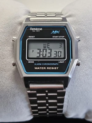Reloj Digital Armitron Rubik Acero Completo Excelente Estado Foto 1 de 4