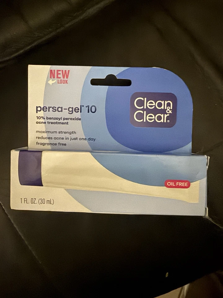 Clean & Clear Persa-Gel 10 Peróxido de Benzoilo Tratamiento del Acné Sin Aceite 1 FL OZ Foto 1 de 1