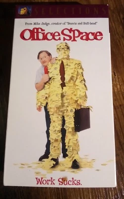 Office Space (VHS, 1999) Ron Livingston Jennifer Aniston Comedy  Foto 1 de 3