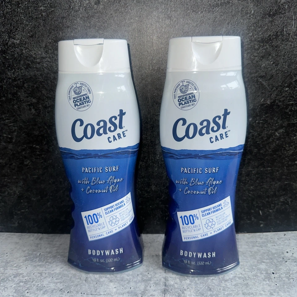 2 件装海岸护理沐浴露 18 盎司,太平洋冲浪 — 第 1/1 张图片