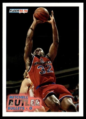 1993-94 Fleer Mitchell Butler Rookie Washington Bullets #392 - Image 1 of 2