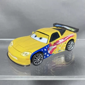 Disney Pixar Cars 2 Jeff Gorvette 2009 C6R Corvette Gran Premio del Mondo - Foto 1 di 5