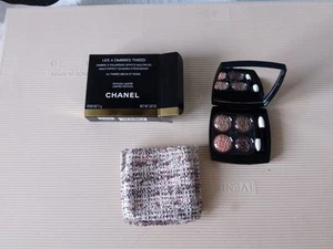 Chanel Limited Edition Les 4 Ombres Tweed 04 Tweed Brun Et Rose - Picture 1 of 2