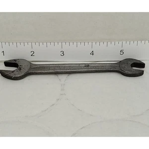 Indestro 4.5” combination open end wrench 3/8” 7/16” 723 Chicago USA Used - Picture 1 of 6