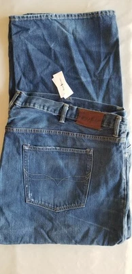 RALPH LAUREN POLO Men 867 Classic Fit 100% Cotton Denim Jean - 58x32 Dark Blue  - Image 1 of 4